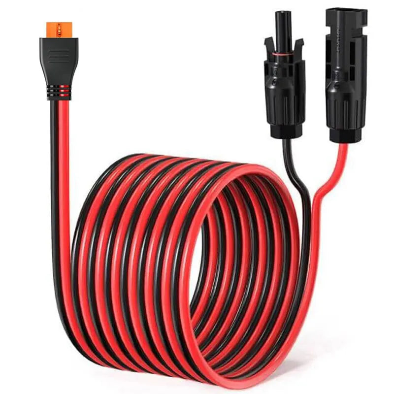 Connecteur Solaire 12 AWG vers XT60 – Câble 1,5 m/3 m pour EcoFlow, Bluetti, Anker
