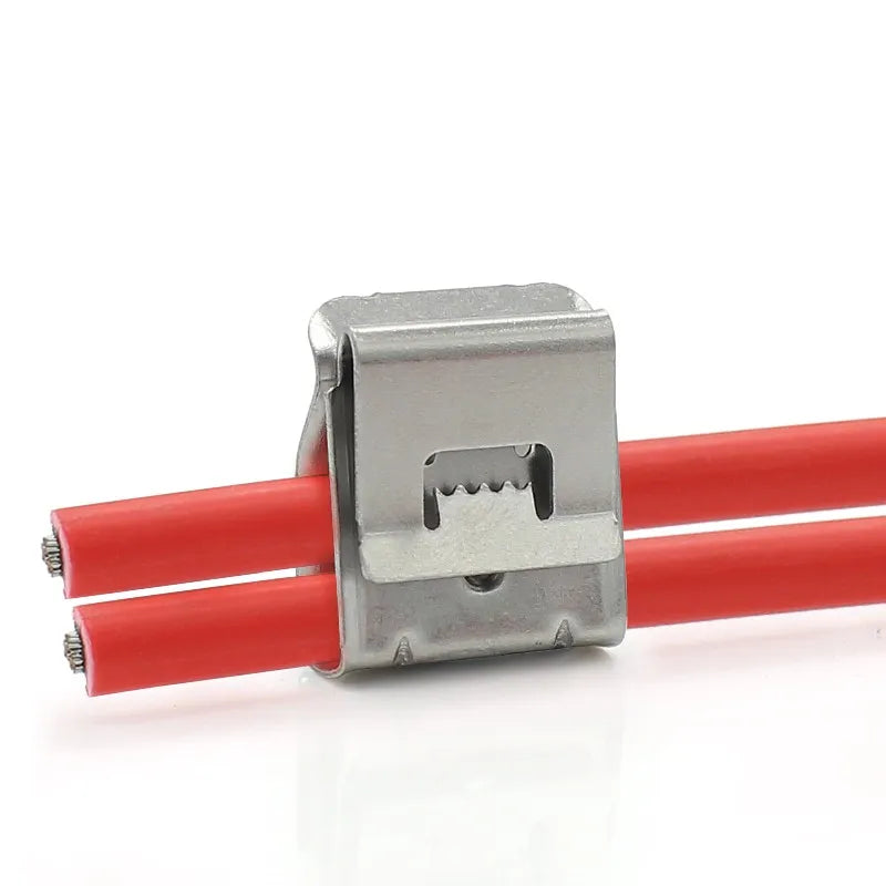 Lot de 1000 Clips de Câble Inox pour Panneaux Solaires – Serre-Câbles PV 304 pour Fil 2.5 à 6mm² (10AWG à 14AWG)