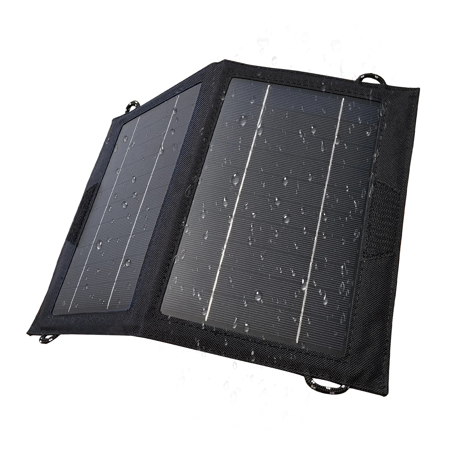 "Chargeur de téléphone solaire 5V 18V, Panneau solaire pliable et flexible haute efficacité 21W, Idéal pour le voyage"