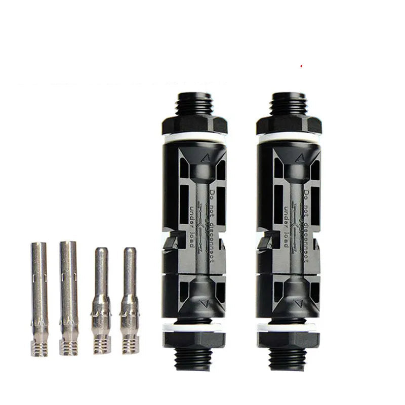 Connecteurs M12 Mâle &amp; Femelle IP67 – 1 Paire pour Panneau Solaire &amp; Boîte de Combinaison DC, Modèle SNP4‑MF2