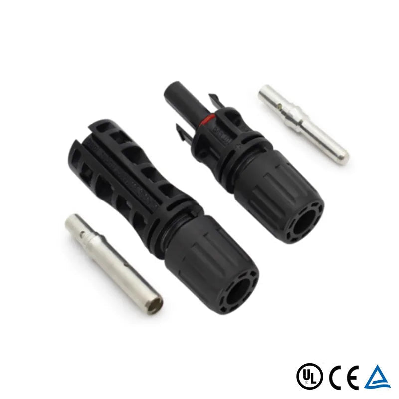 Connecteur Solaire PV Mâle & Femelle – 1500V DC, 55A, Pour câble 6 à 10 mm² – PPO IP68