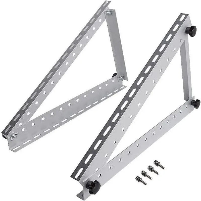 Support de Montage Triangulaire 28" (712mm) en Aluminium pour Panneaux Solaires 180W–200W – Toit de Camping-Car ou Surface Plane
