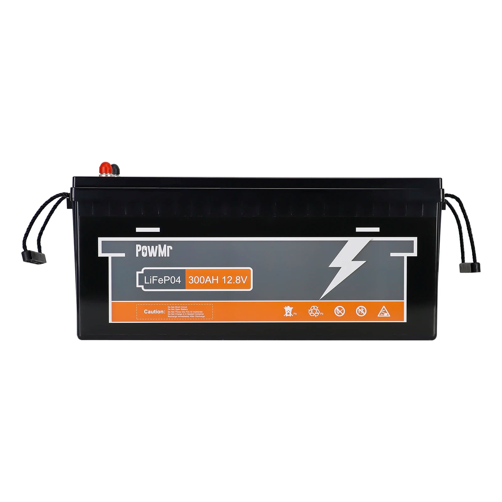 "Batterie Lithium 12.8V 300Ah LiFePO4 - Stockage d'énergie solaire domestique - 3840Wh avec BMS intégré - Haute capacité pour autonomie prolongée"
