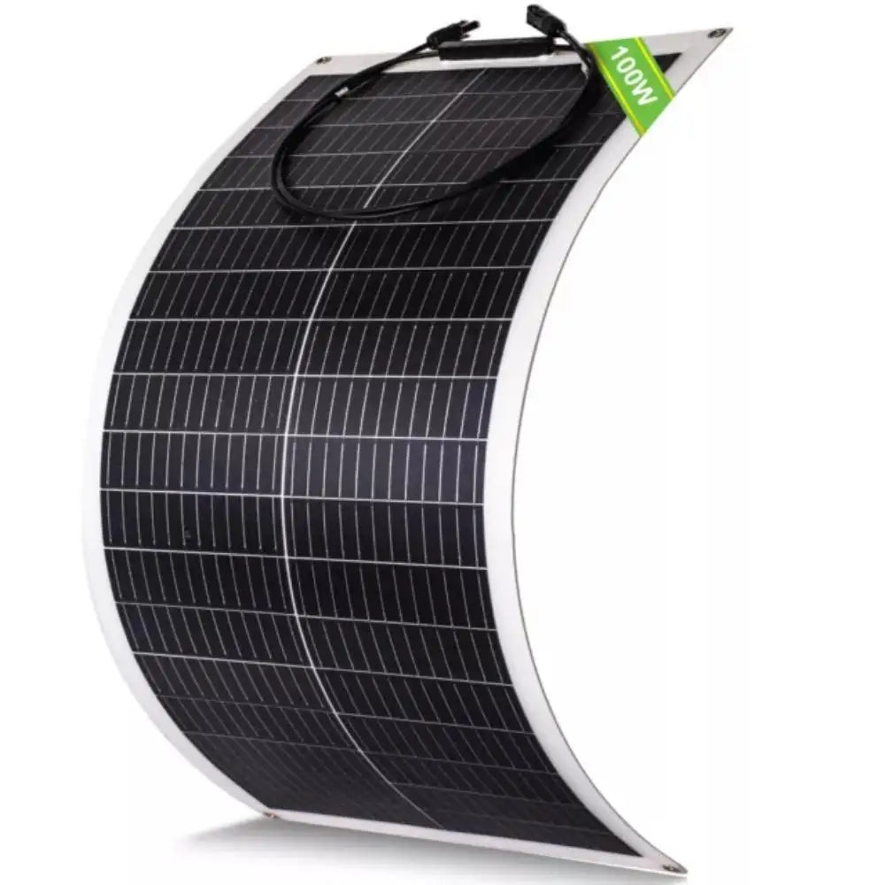 "Panneau Solaire Flexible 40W Monocristallin 12V/18V pour Maison, Camping, Voiture et Bateau - Énergie Renouvelable et Écologique"