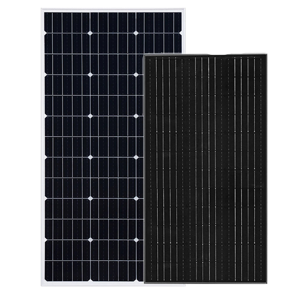 Panneau Solaire Rigide 100W / 150W Monocristallin – Charge Batterie 12V/24V pour Maison, Toit, Voiture, Bateau