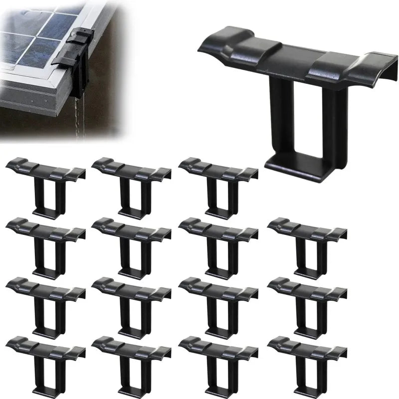 Lot de 10 Clips de Drainage pour Panneaux Solaires – 30/35/40 mm – Évacuation Automatique de l’Eau et des Débris