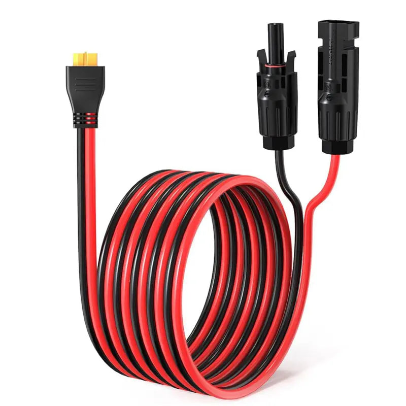 Câble Solaire XT60 12AWG – 1.5m / 3m – Pour Centrale Portable  R600, R1500, R2500 – Haute Puissance