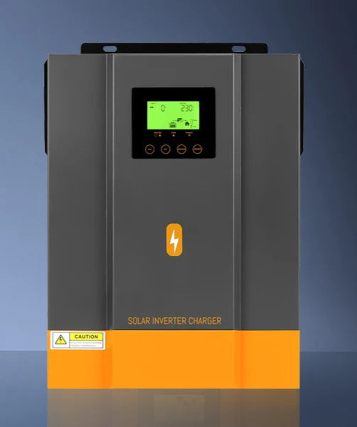 "Onduleur Solaire Hybride 3200W 24V - Onde Sinusoïdale Pure, MPPT 80A Intégré, Chargeur Solaire pour Efficacité et Economie d'Energie"