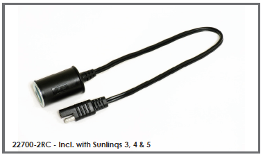 Adaptateur Solaire P3 pour Allume-Cigare de Voiture, Accessoire Prise SAE, Liaison Énergie Renouvelable