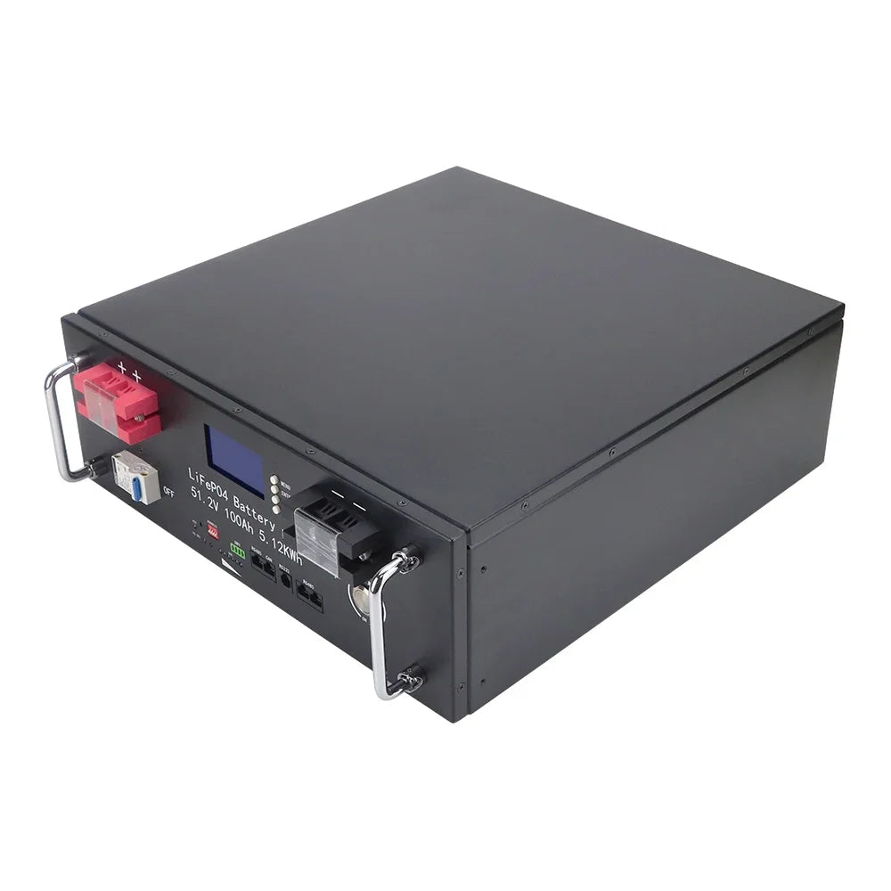 Batterie LiFePO4 48V 100Ah avec BMS intégré – Stockage Énergie Maison, Solaire, Marine et Camping-Car