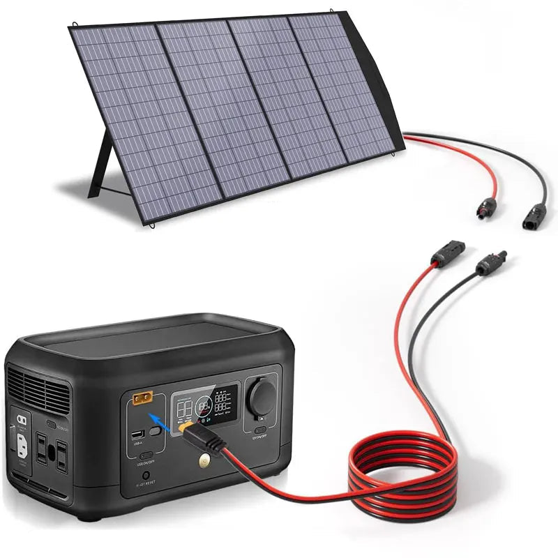 Câble Solaire XT60 12AWG – 1.5m / 3m – Pour Centrale Portable  R600, R1500, R2500 – Haute Puissance