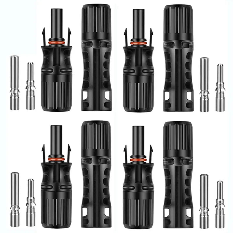 Connecteurs MC4 65A 1500V DC – Connecteurs Solaires Mâle/Femelle pour Câbles PV 10 mm² / 8AWG