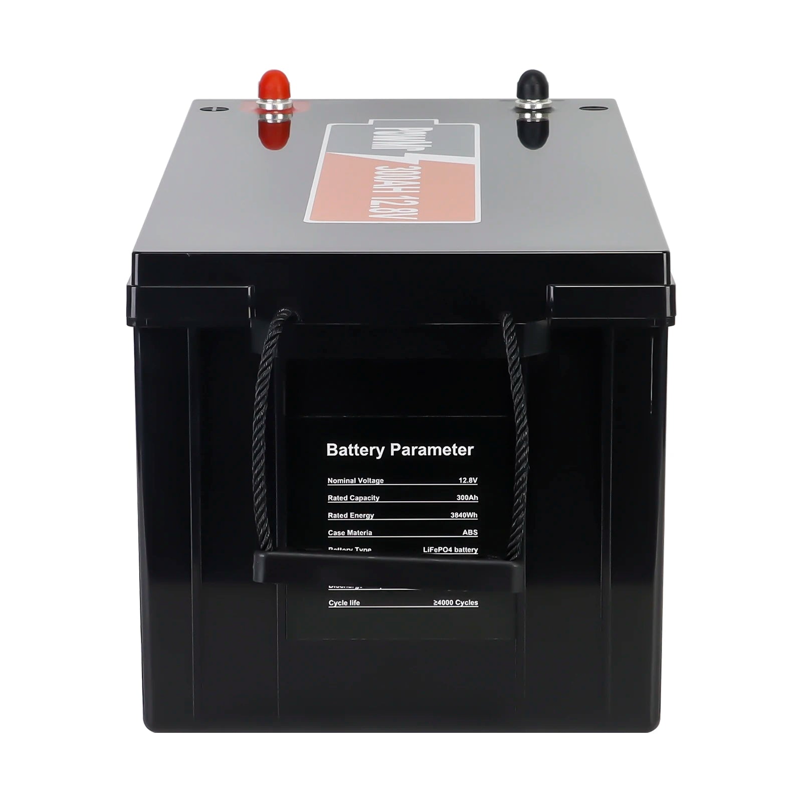 "Batterie Lithium 12.8V 300Ah LiFePO4 - Stockage d'énergie solaire domestique - 3840Wh avec BMS intégré - Haute capacité pour autonomie prolongée"