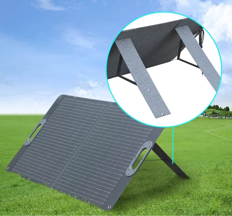 Station d'énergie portable 500W, 345Wh avec panneau solaire 100W - Générateur complet solaire LiFePO₄