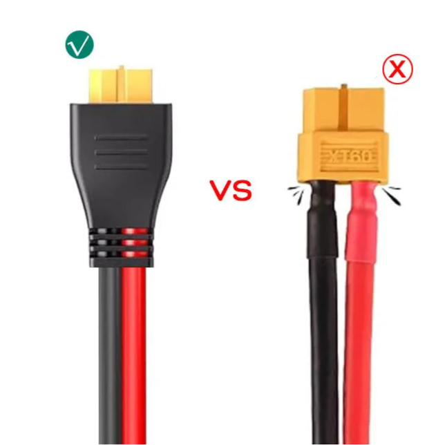 Câble Allume-Cigare 12V/24V vers XT60 – 12AWG 3m/6m – Pour Générateur Solaire ALLPOWERS, EcoFlow River & Delta