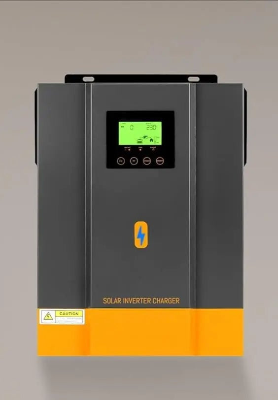 "Onduleur Solaire Hybride 3200W 24V - Onde Sinusoïdale Pure, MPPT 80A Intégré, Chargeur Solaire pour Efficacité et Economie d'Energie"