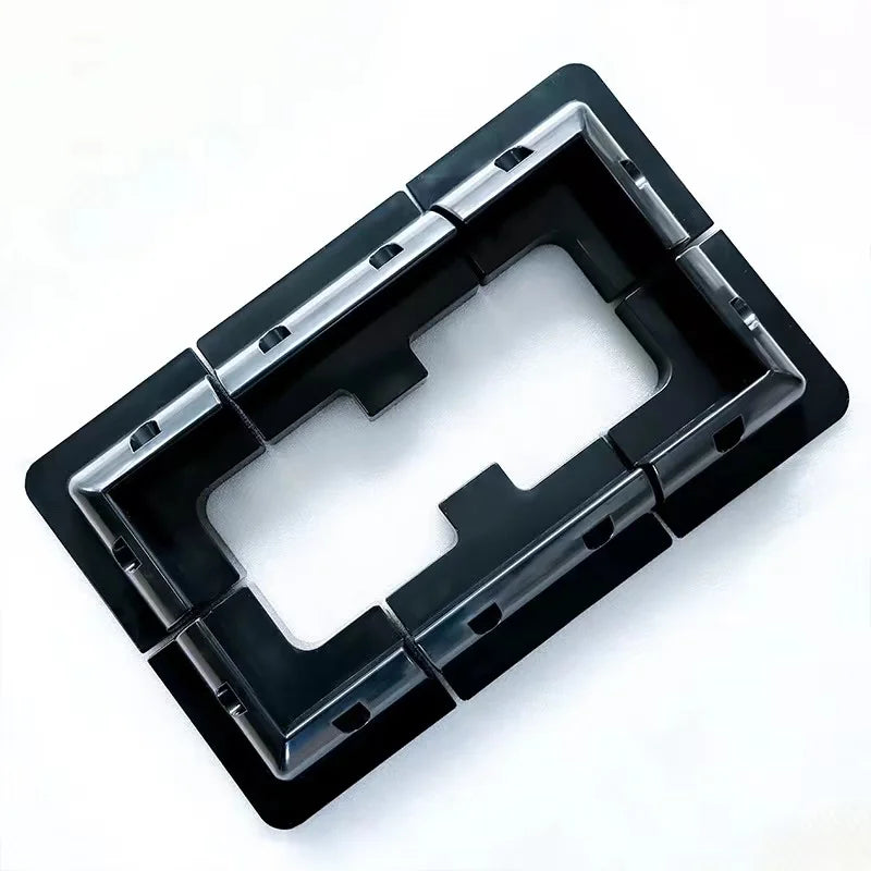 Kit de Fixation Panneau Solaire ABS pour Toit de Camping-Car, Caravane, Bateau ou Van – Support et Boîtier de Jonction