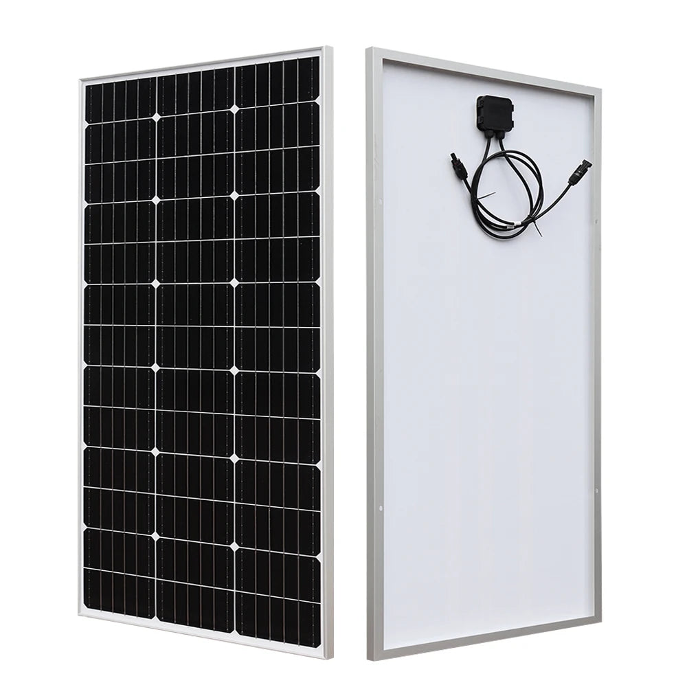 Panneau Solaire Rigide 150W 21.5V – Kit de Charge pour Batterie 12V – Cellules Monocristallines Haute Efficacité