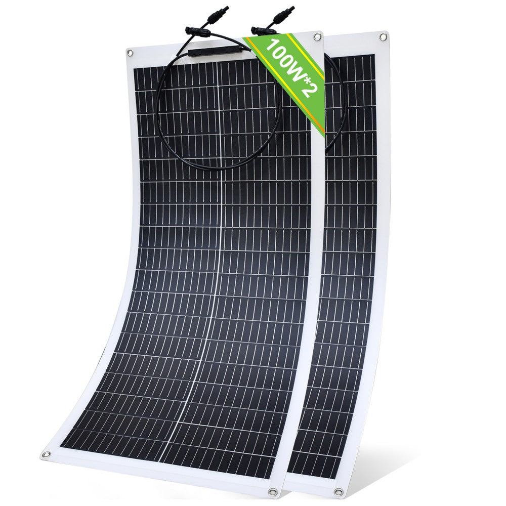 Panneau Solaire Flexible - 100W - Usage Universel - 12V