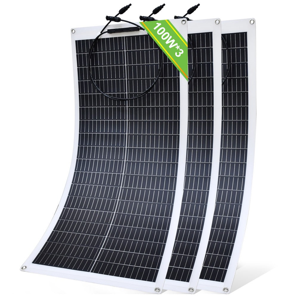 Panneau Solaire Flexible - 100W - Usage Universel - 12V