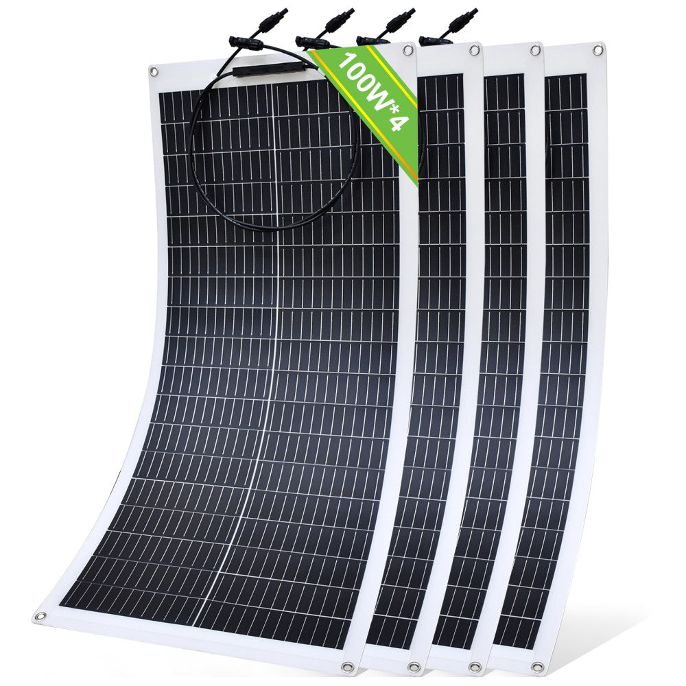 Panneau Solaire Flexible - 100W - Usage Universel - 12V