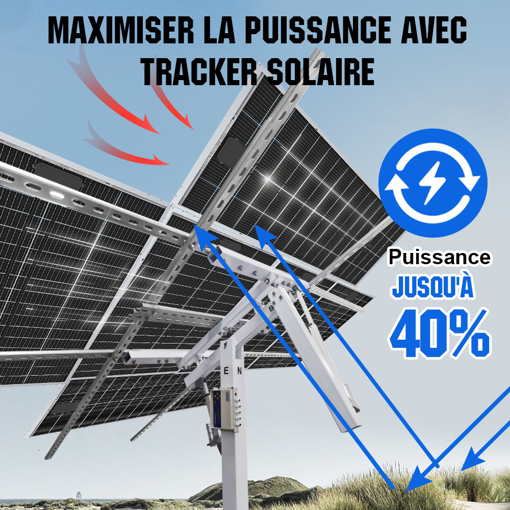 Panneau Solaire Bifacial - 120W - Usage 12V - Monocristallin