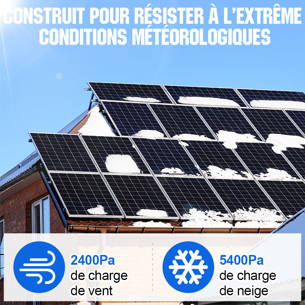 Panneau Solaire Monocristallin - 170W - Usage 12V