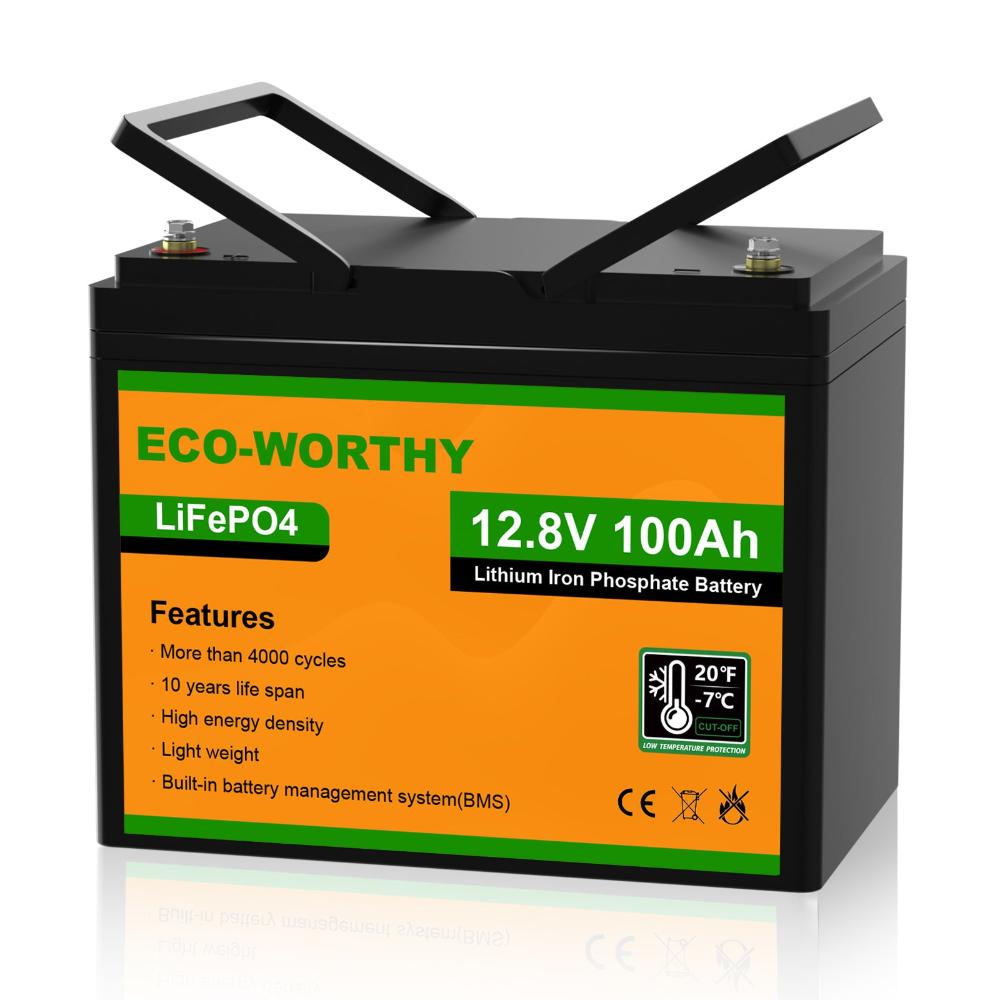 Batterie Lithium LiFePO4 - 100Ah - Protection Basse Température - 12V