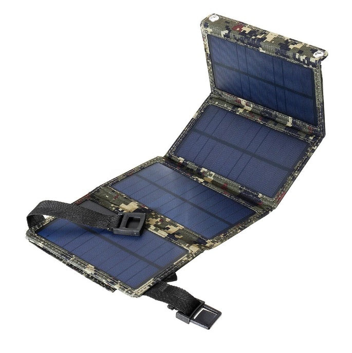 Mini panneau solaire pliable – Chargeur portable ultra-compact certifié CE & FCC