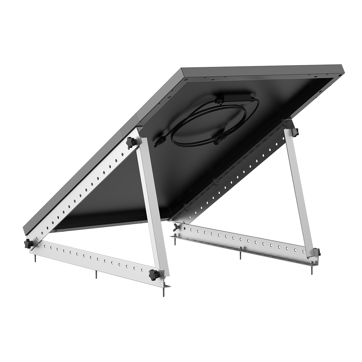 Support Solaire Ajustable - 28 Pouces (71cm) - Pour Installation Photovoltaïque